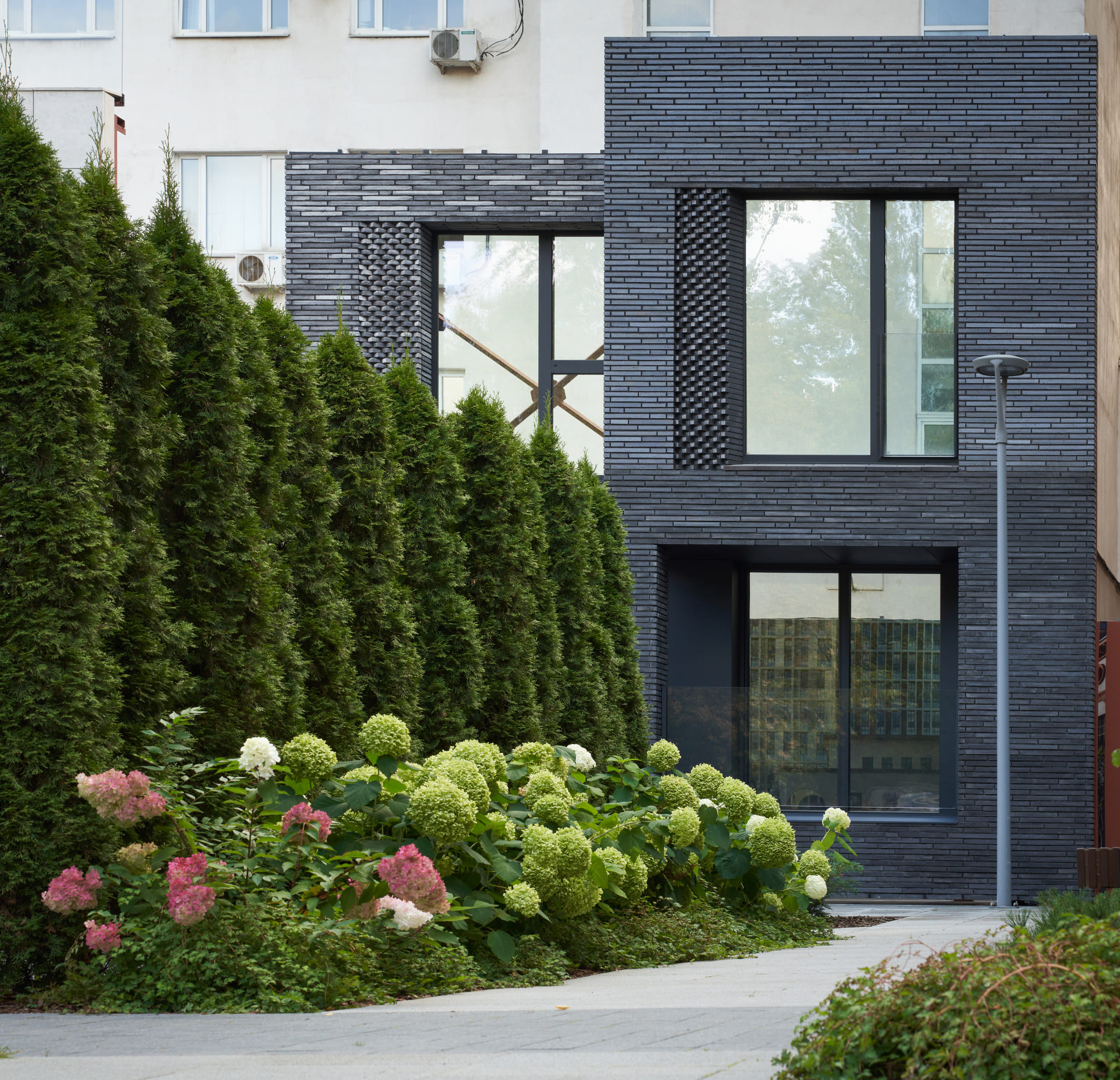 Фасад камерных домов Unique в деталях