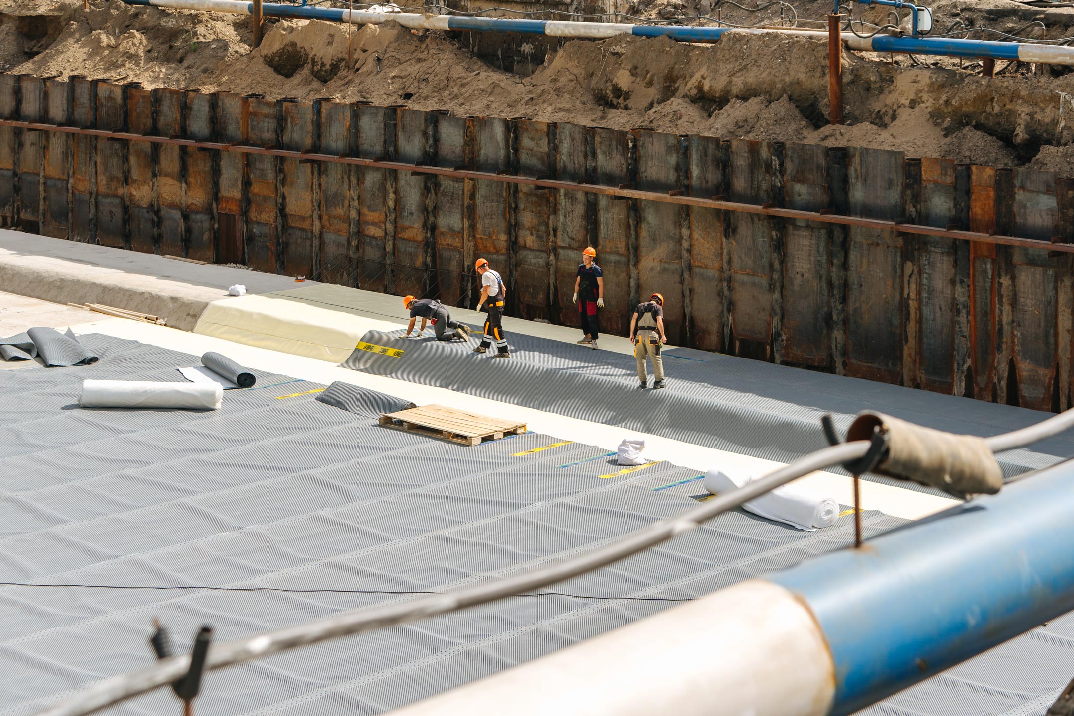 прогресс строительства