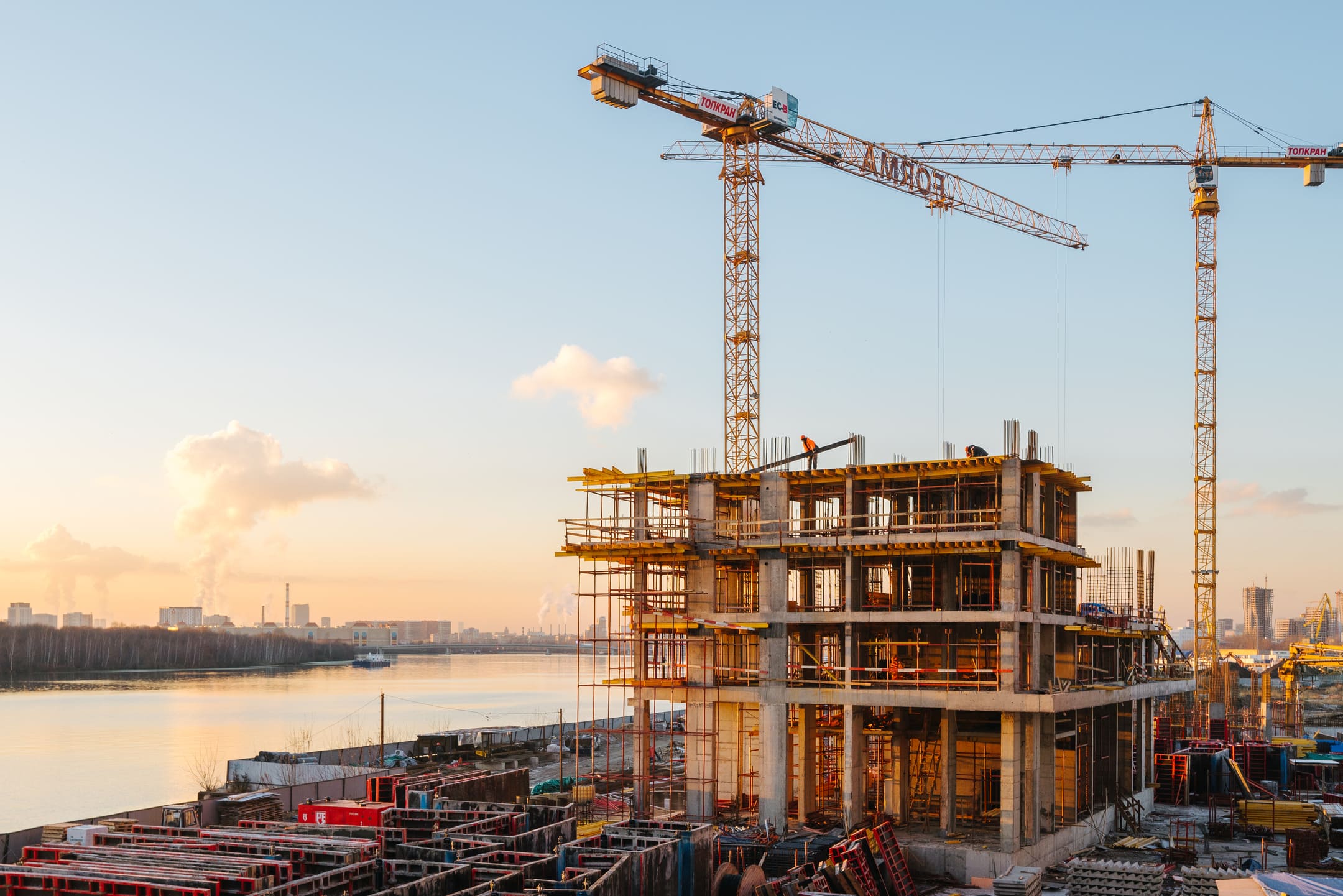 прогресс строительства