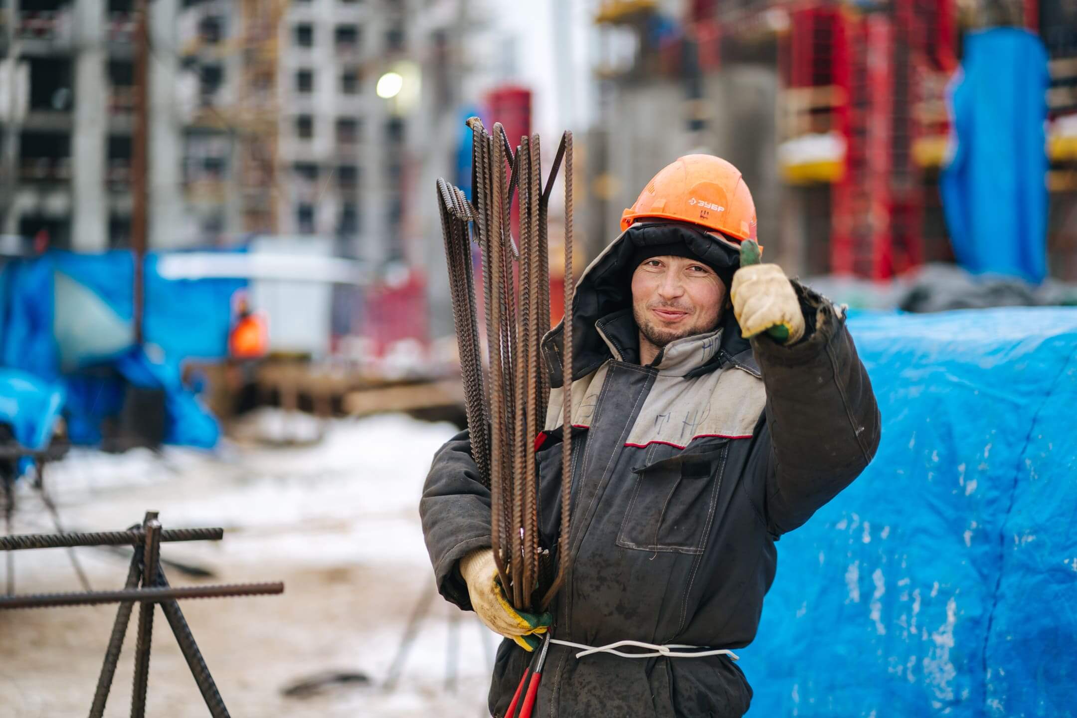 прогресс строительства