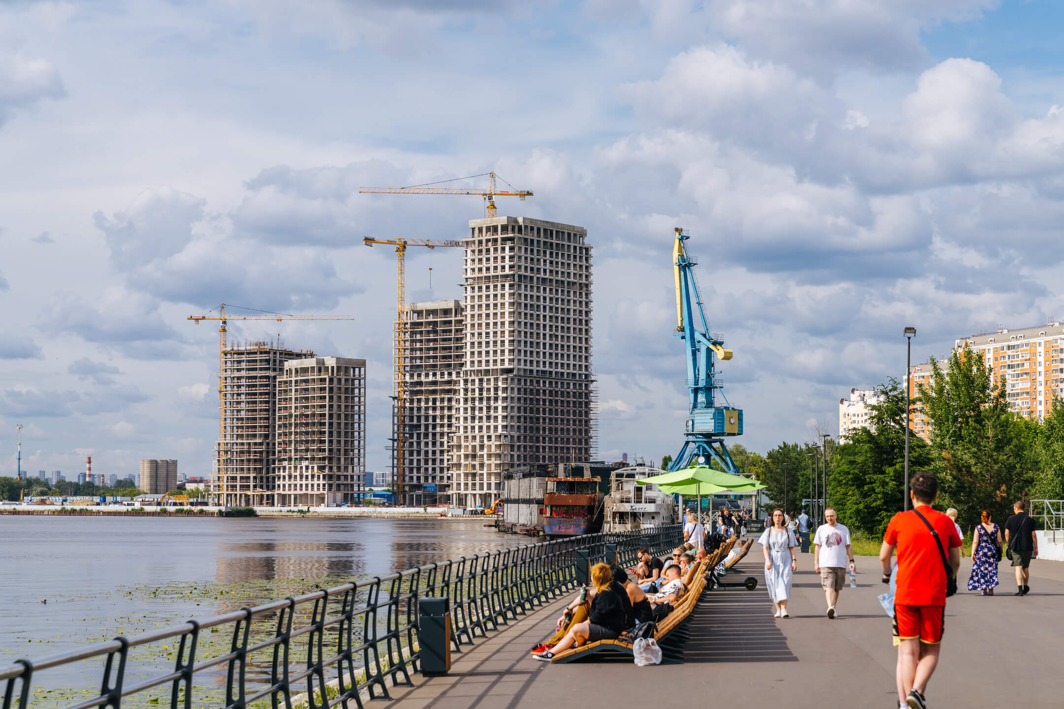 прогресс строительства