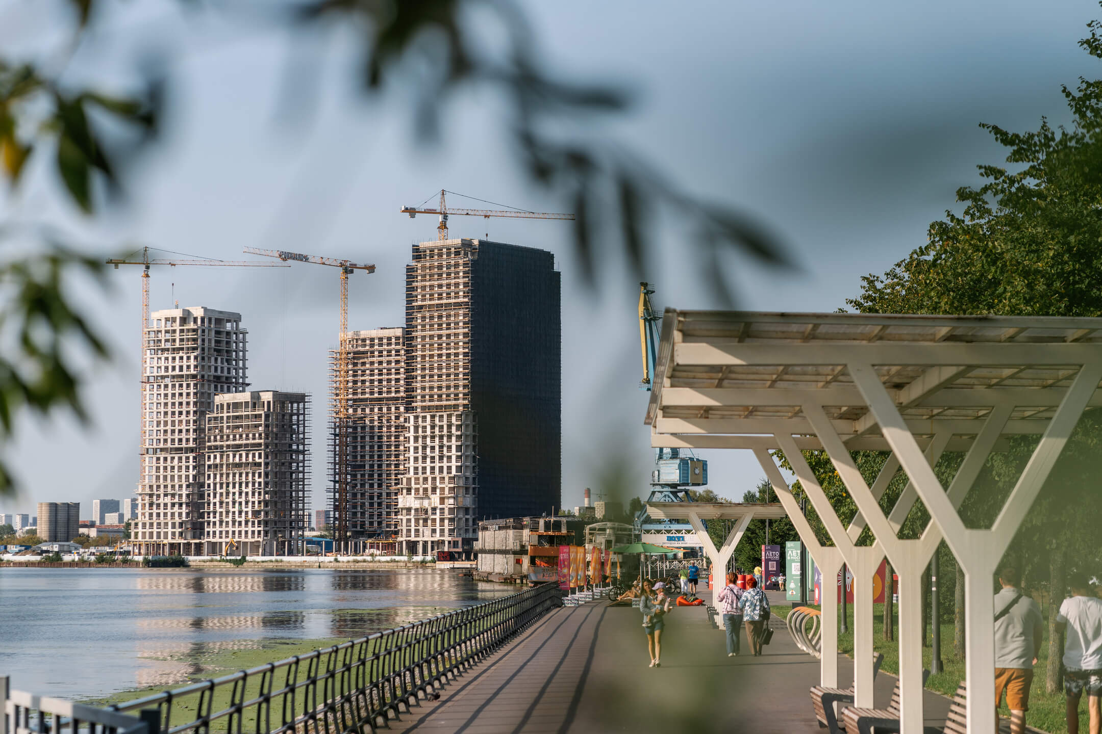 прогресс строительства