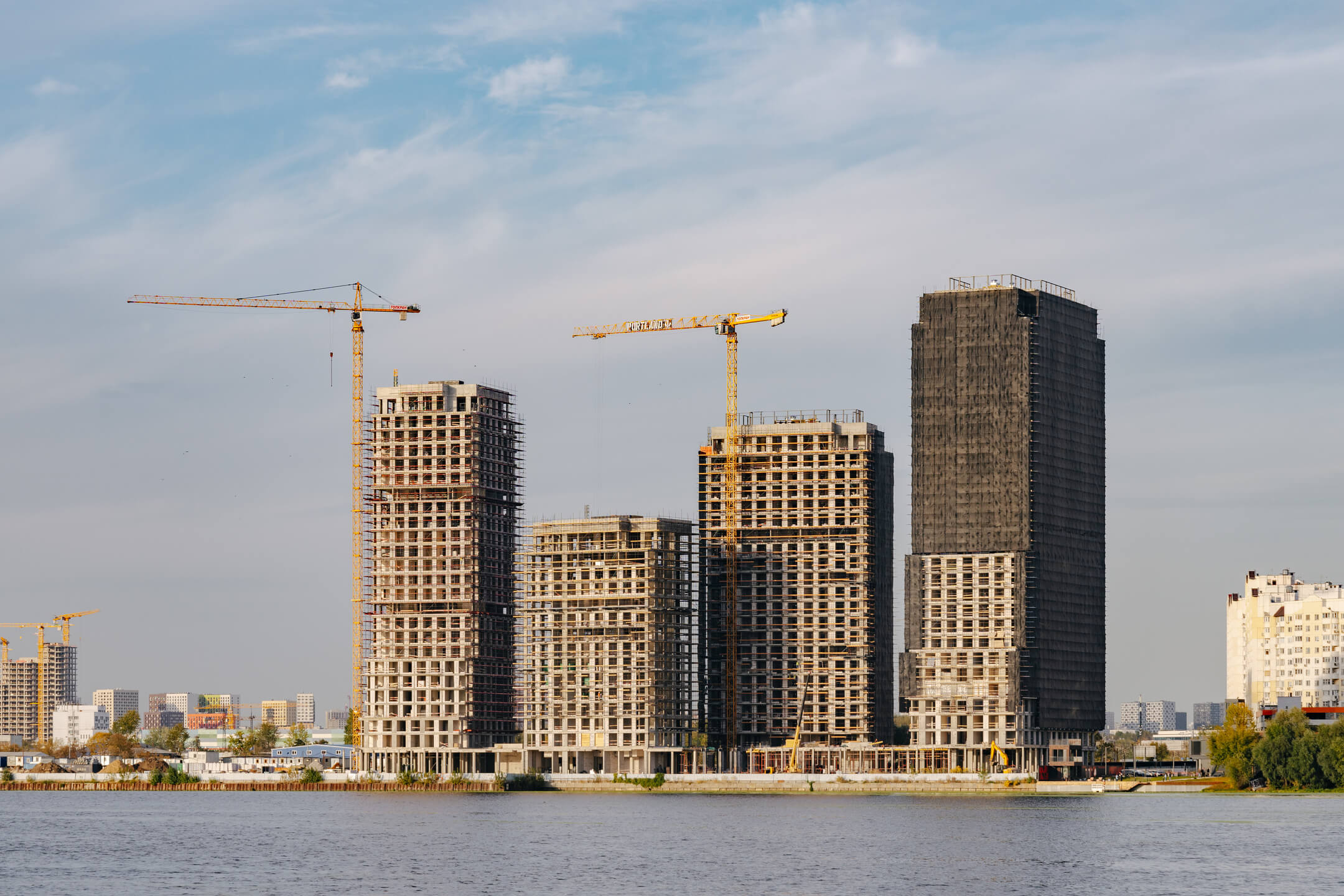 прогресс строительства