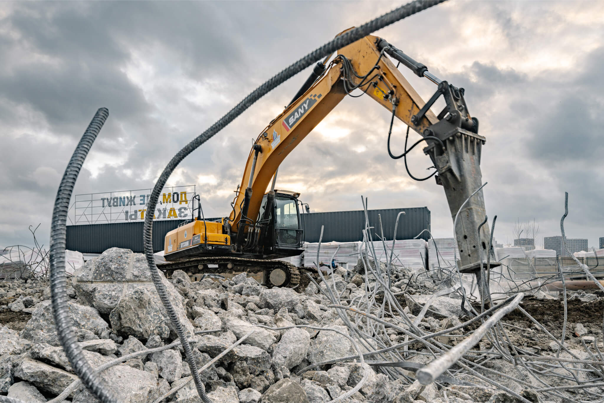 прогресс строительства