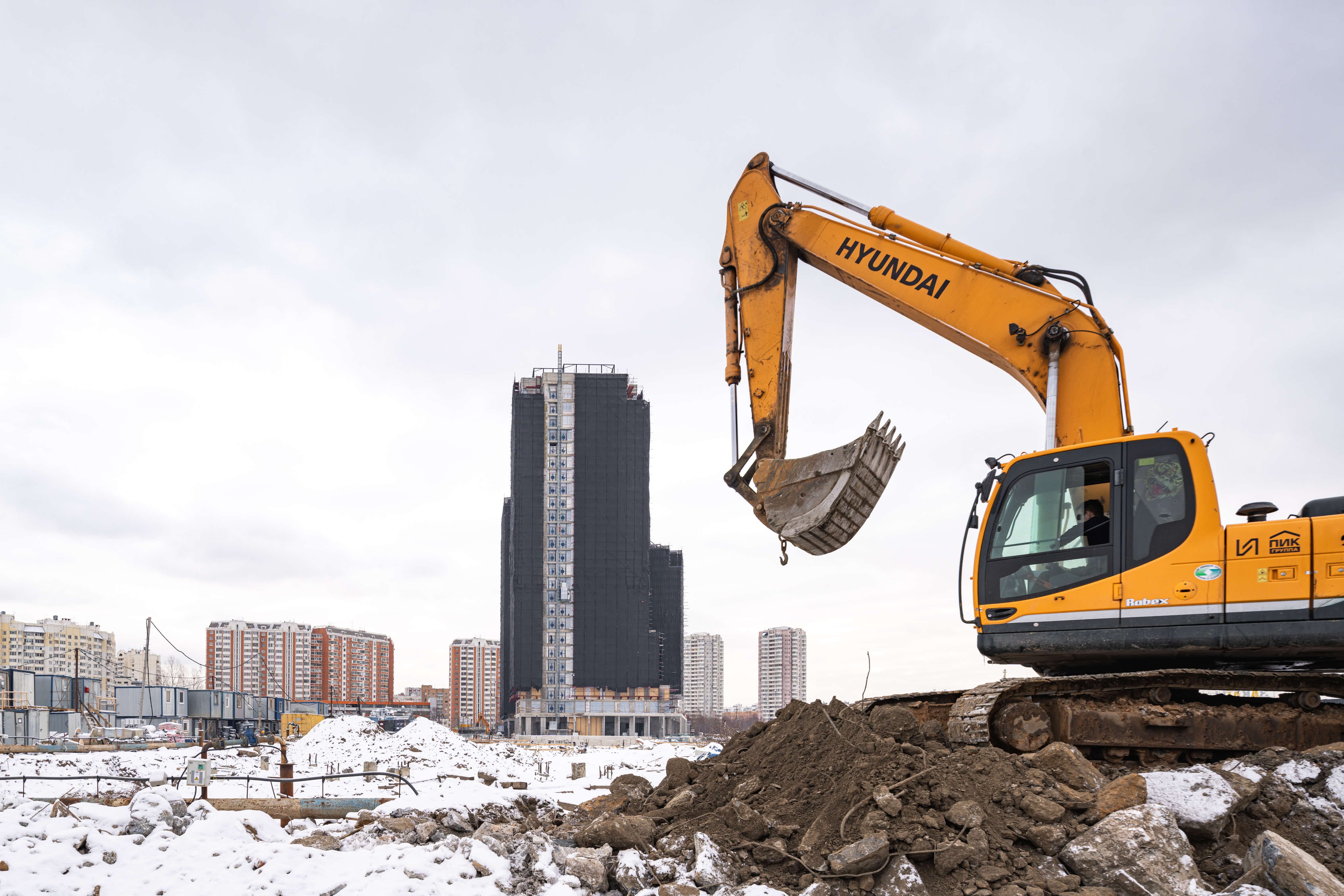 прогресс строительства