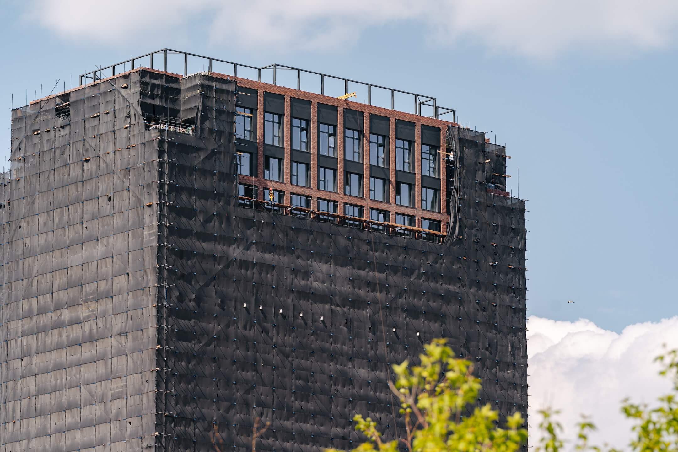 прогресс строительства