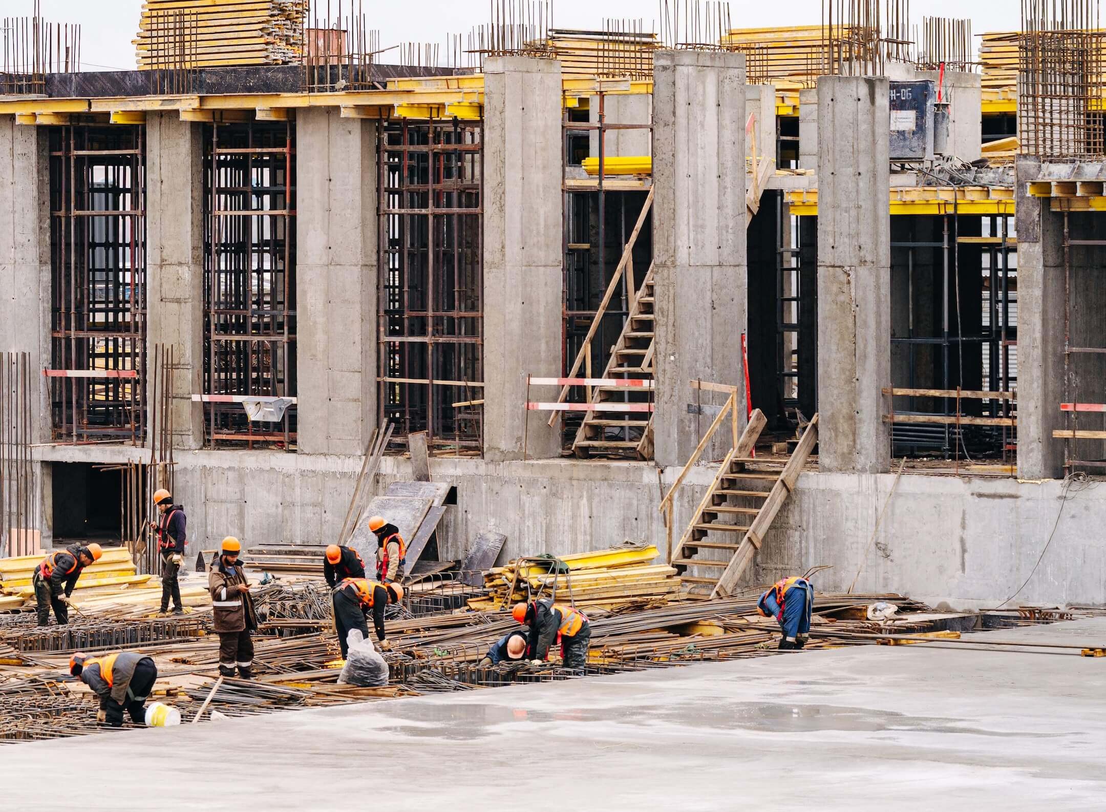 прогресс строительства