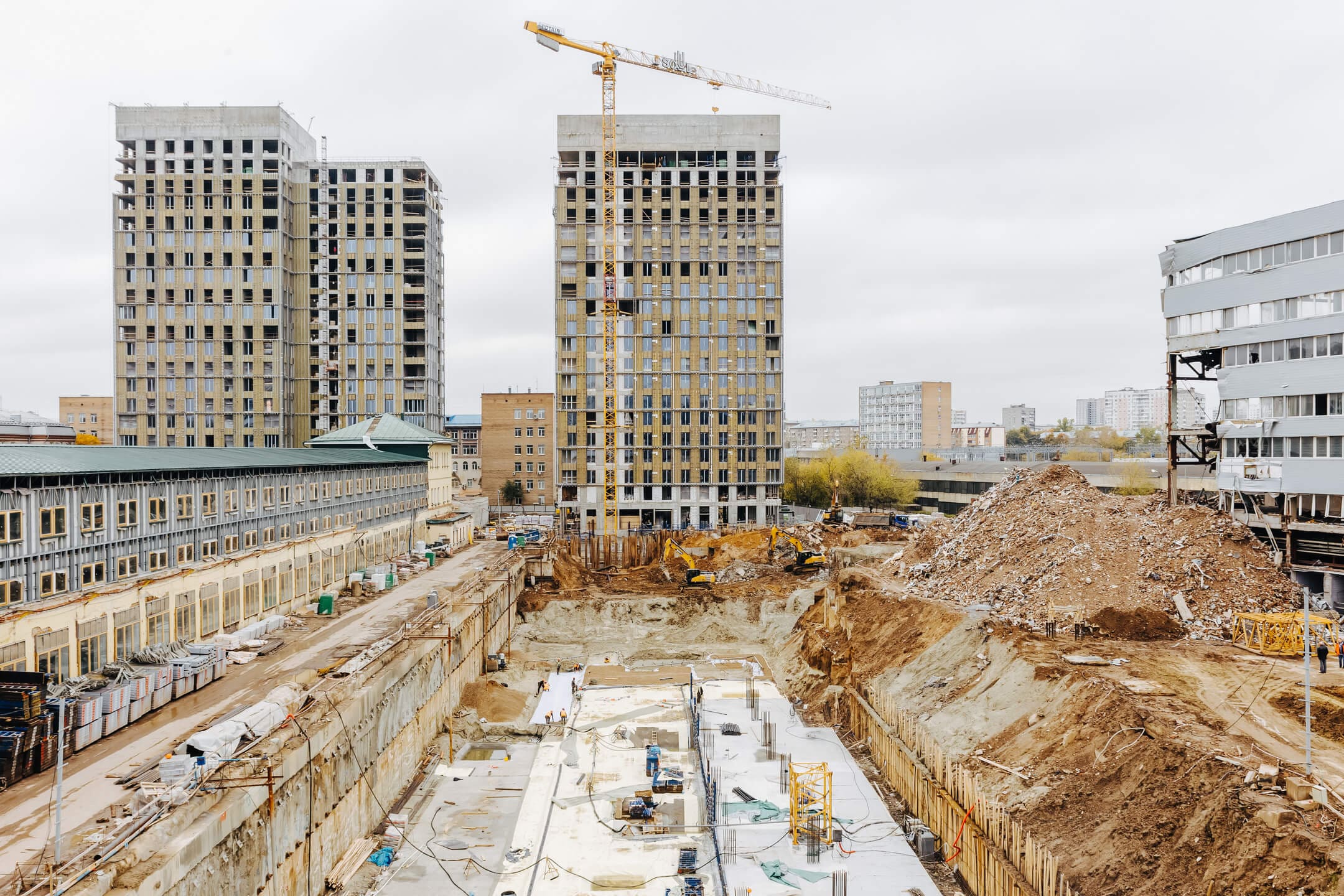 Ход строительства SOUL