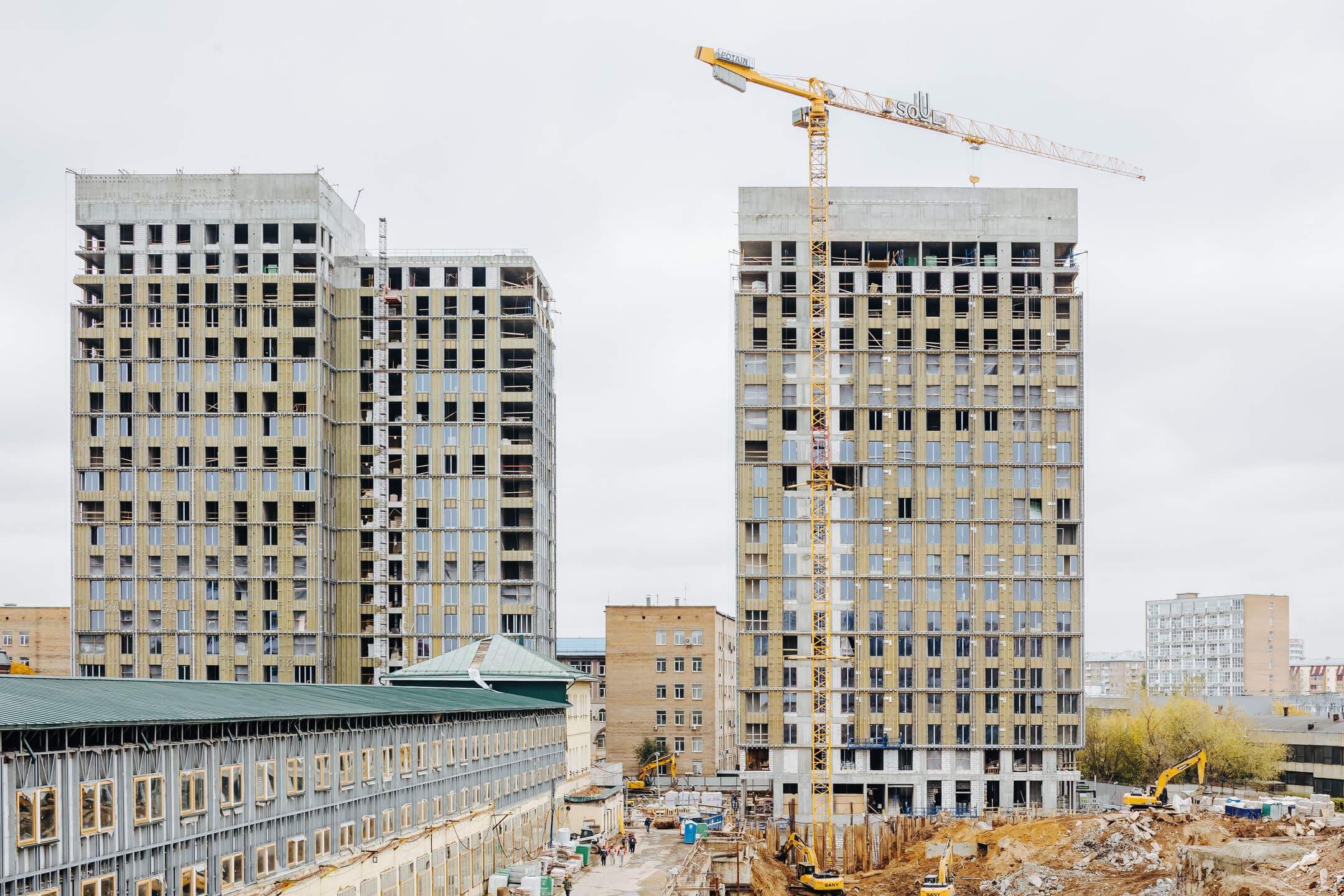 Ход строительства SOUL