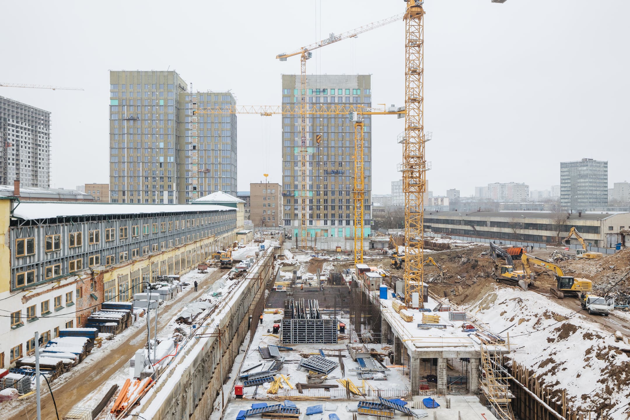 Ход строительства SOUL