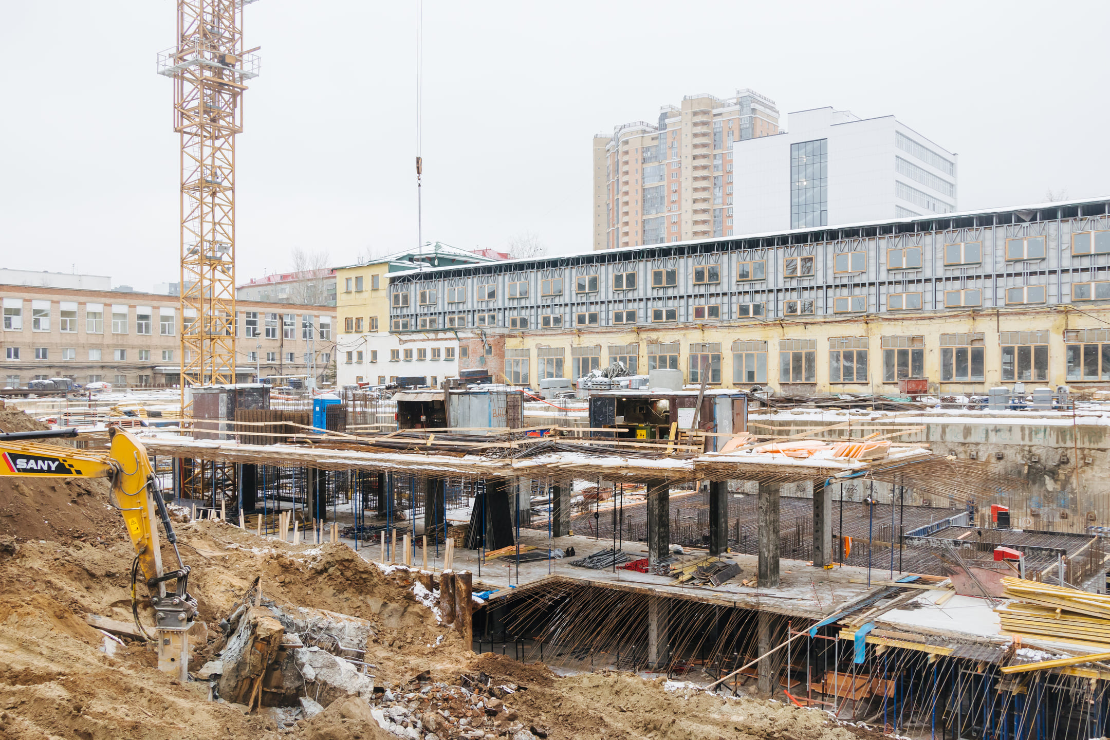 Ход строительства SOUL