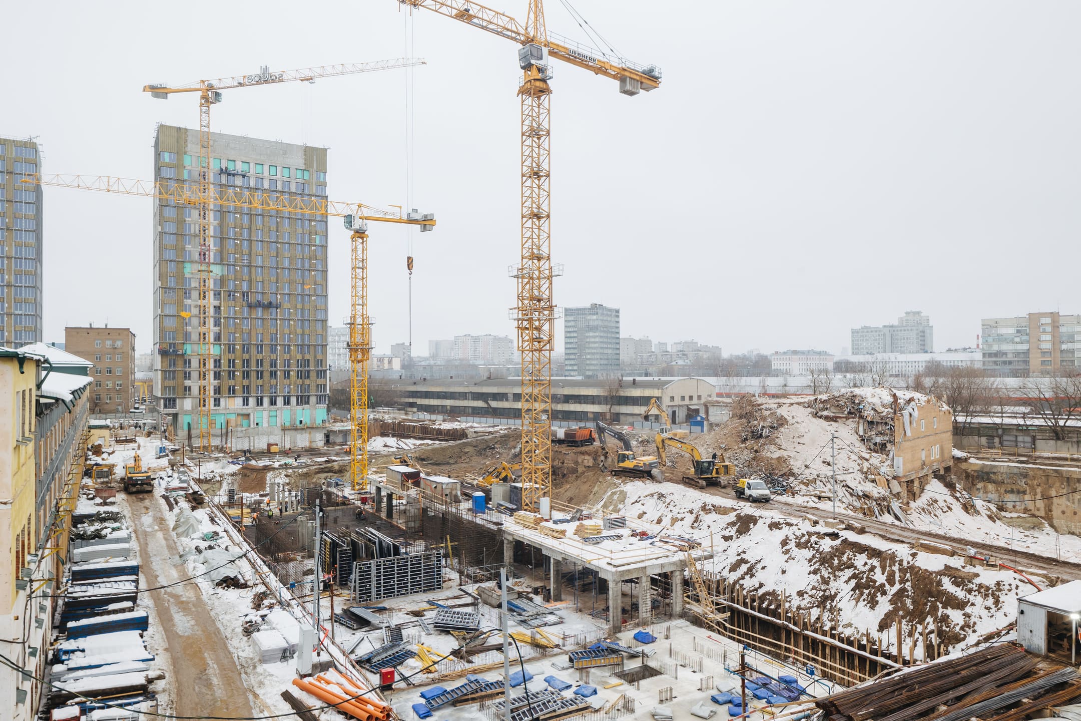 Ход строительства SOUL