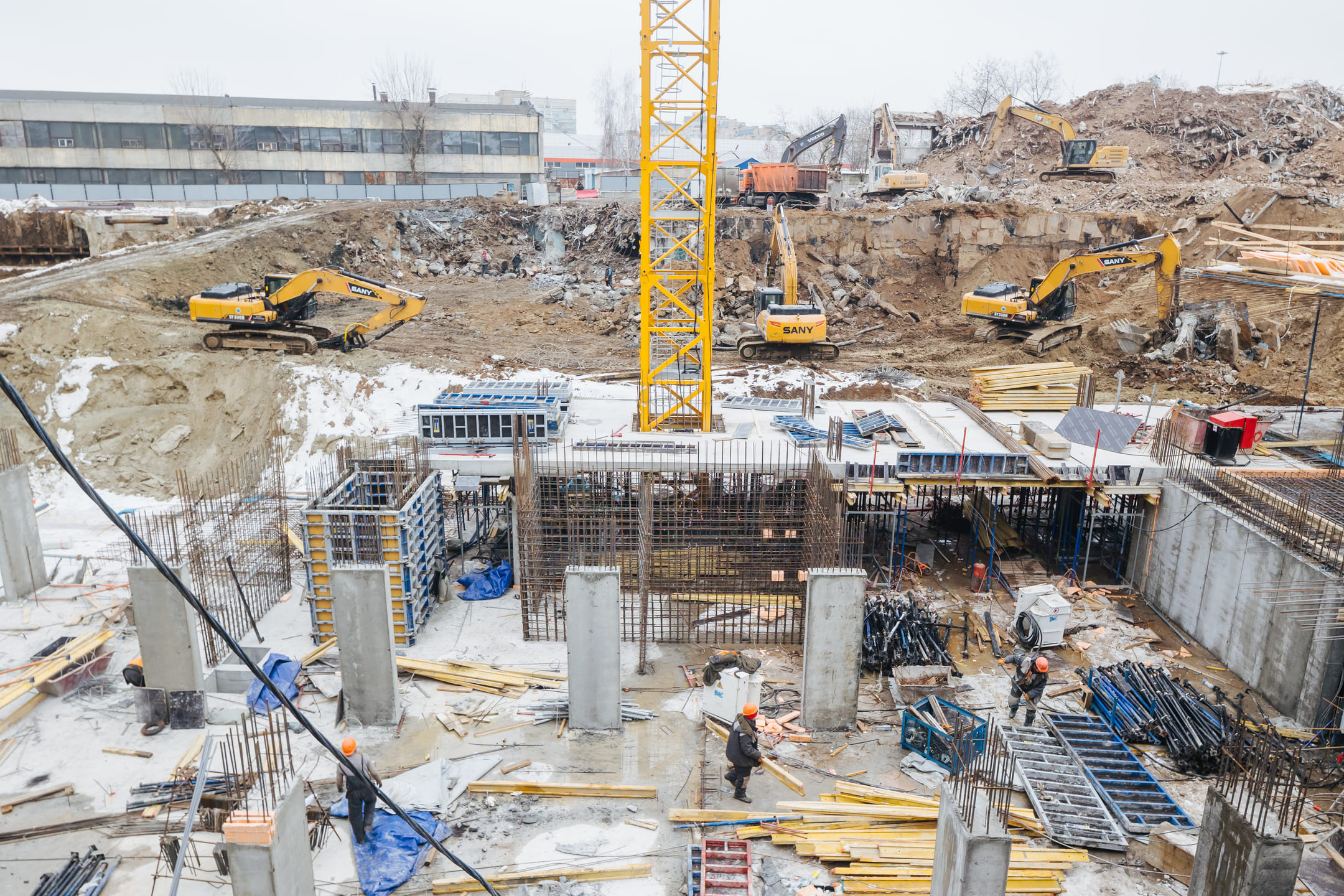 Ход строительства SOUL