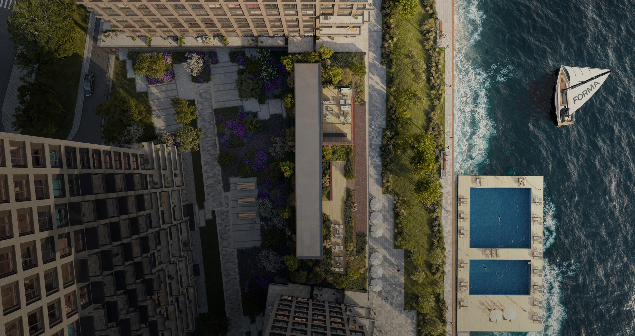 Landscaping Middle section